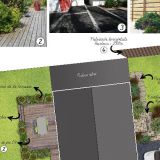 Creapaysage - Plan de masse d'un réaménagement de l'entrée d'une propriété sur Guidel (Morbihan)