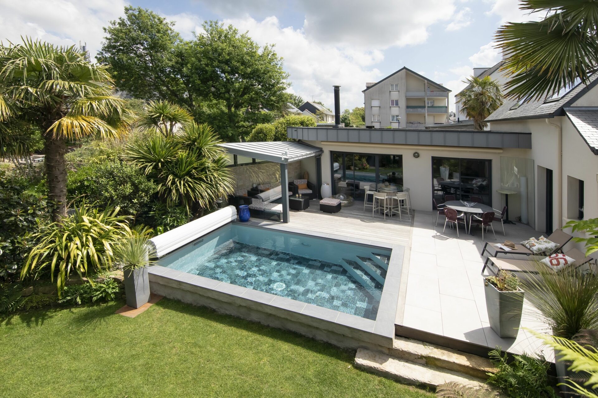 Vue drone ensemble du projet